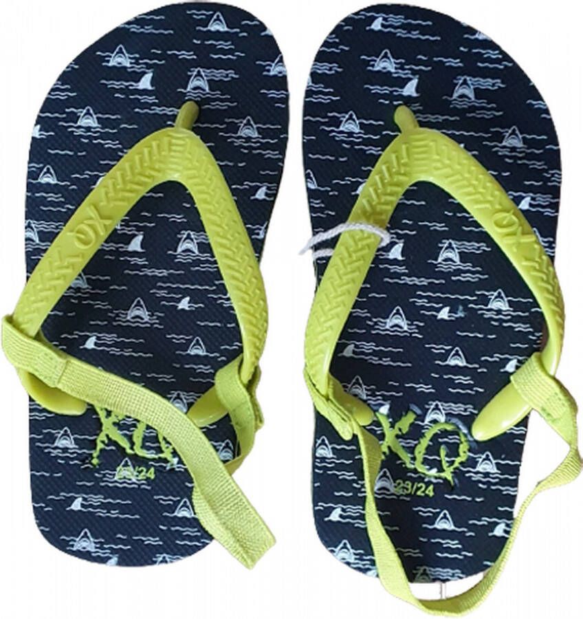 XQ Footwear teenslippers haai stoer zomer slippers