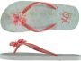 XQ Footwear Slippers Stippen Meisjes Roze wit - Thumbnail 1