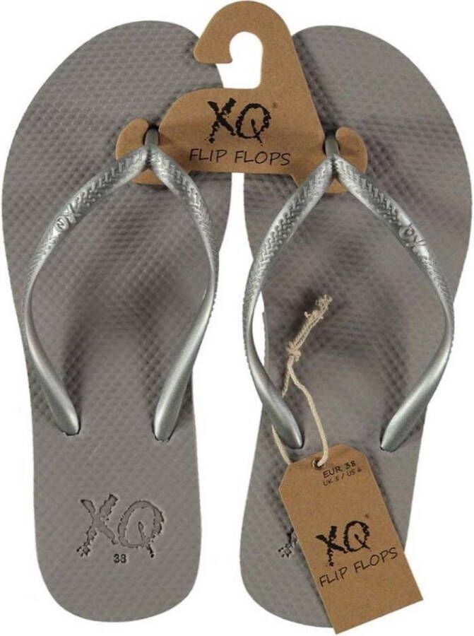 XQ Footwear Teenslippers Plain Dames Polyetsre Grijs