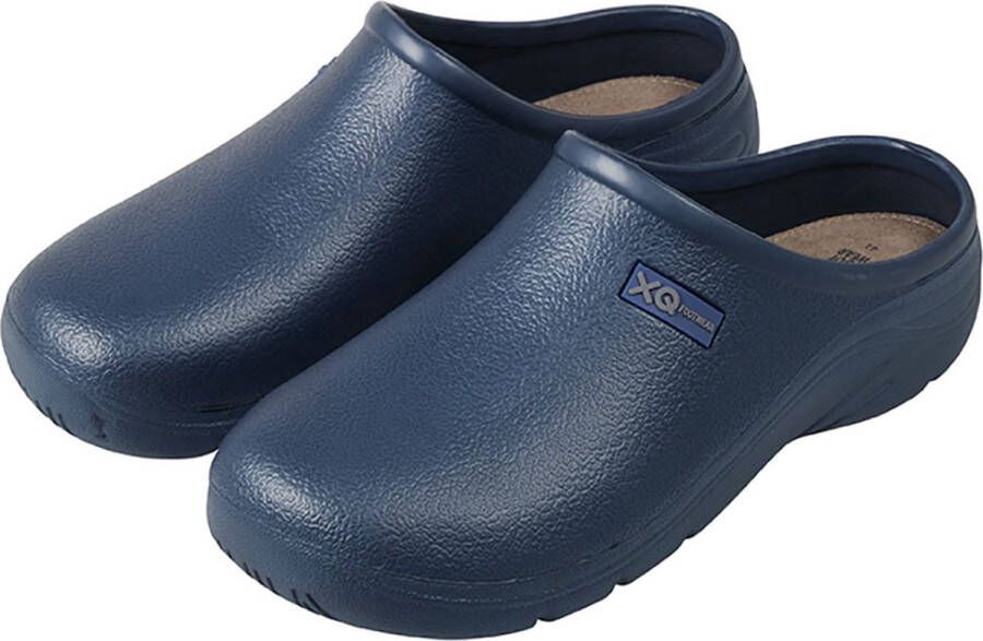 XQ Footwear Tuinklomp Heren Navy Instappers