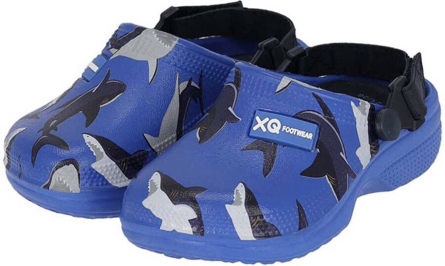 XQ Footwear Tuinklompen Haai Blauw