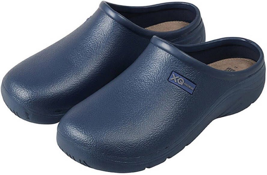 XQ Footwear Tuinklompen Heren Navy Instappers