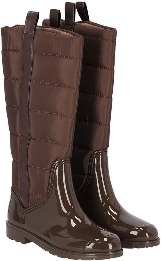 XQ Footwear Bruin gevoerde Fashion dames regenlaars van XQ - Foto 2