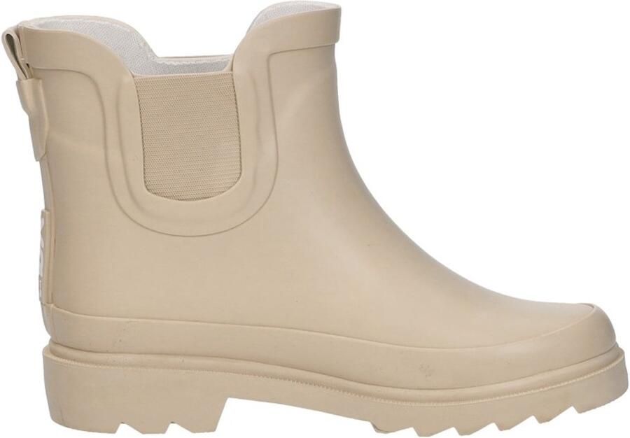 XQ Footwear Kids Plain Chelsea Rubber Rainboot Kinderlaarzen Beige