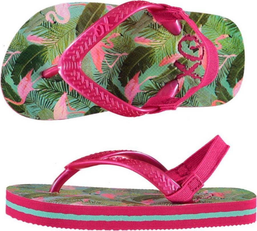 XQ Footwear Teenslippers Meisjes Roze groen - Foto 4