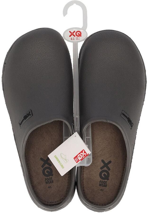 XQ Footwear XQ heren tuinklomp cloqs grijs uni