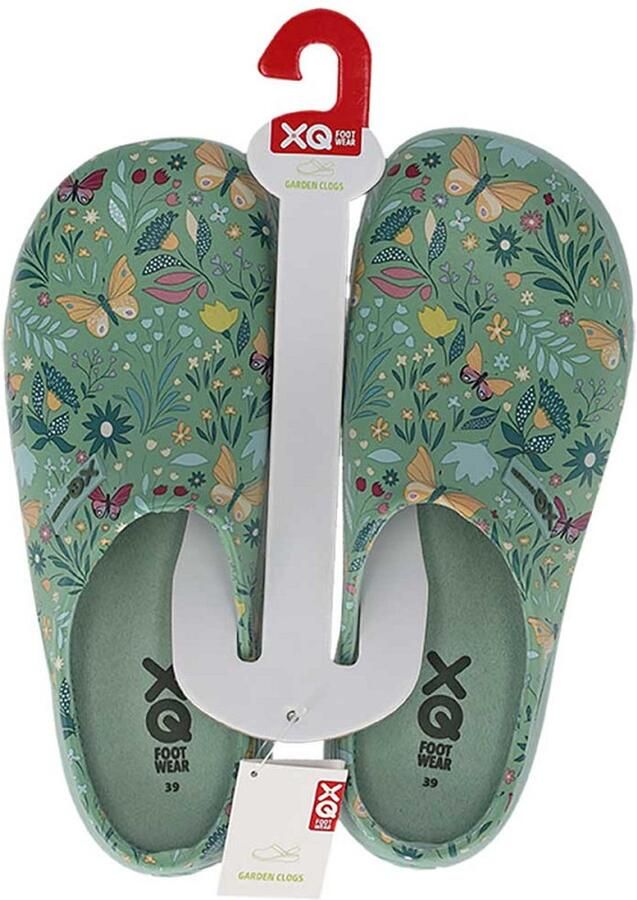 XQ Footwear XQ tuinklomp dames butterfly mint
