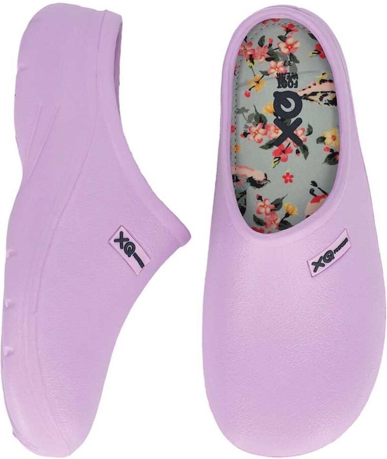 XQ Footwear XQ Tuinklomp dames lila uni rubber