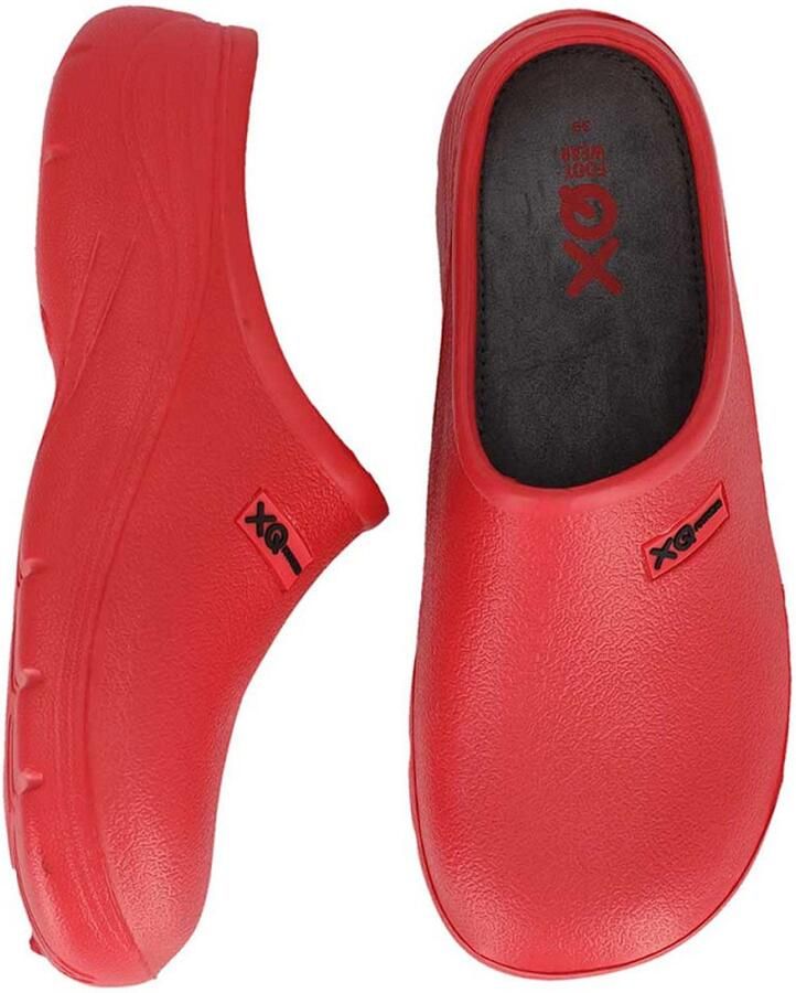 XQ Footwear XQ tuinklompen dames rood uni