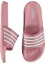 XQ Footwear XQ Slippers Dames Stripes Roze Badslippers dames Gevormd voetbed - Thumbnail 1