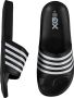 XQ Footwear XQ Slippers Dames Stripes Zwart Badslippers dames Gevormd voetbed - Thumbnail 1
