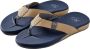 XQ Footwear XQ Teenslipper Heren Cushioned Navy Beige flip flops heren Slippers heren - Thumbnail 1