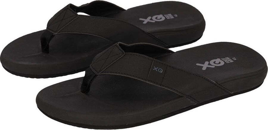 XQ Footwear XQ Teenslipper Heren Cushioned Zwart flip flops heren Slippers heren