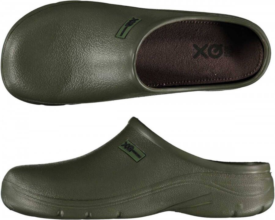 XQ Gardenwear Klompen Heren Tuinklompen Heren Groen Army