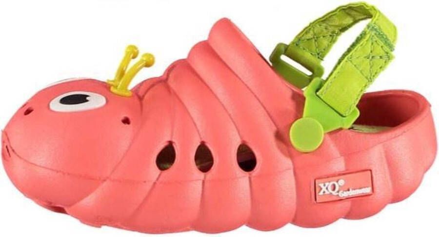XQ Gardenwear Tuinklompen Rups Junior Rubber Roze