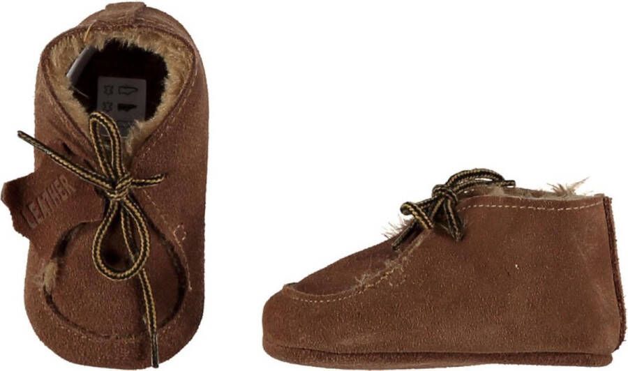 XQ Little Shoes Slofjes Baby cognac -18 maanden - Foto 1