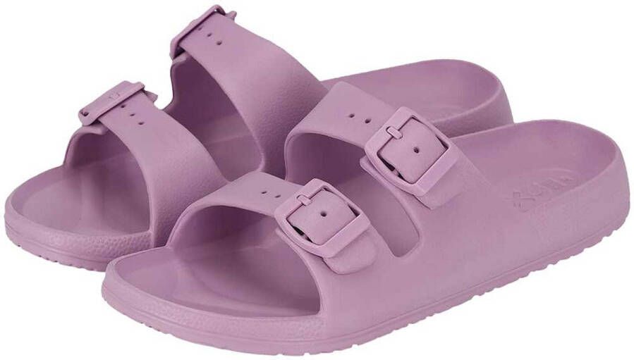 Morethansocks XQ Sandalen dames Gespsluiting Waterbestendig Slipper dames Sandalen lage hak dames Sandalen zomer