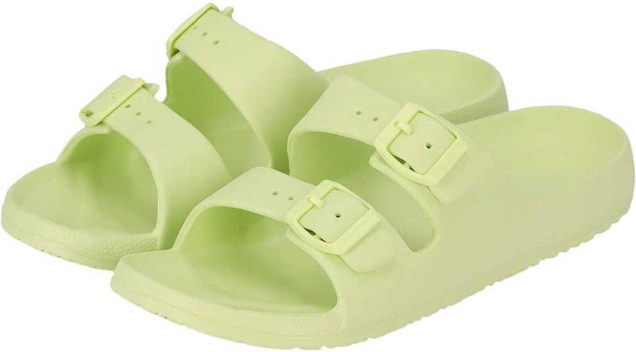 XQ Sandalen dames Gespsluiting Waterbestendig Slipper dames Sandalen lage hak dames Sandalen zomer