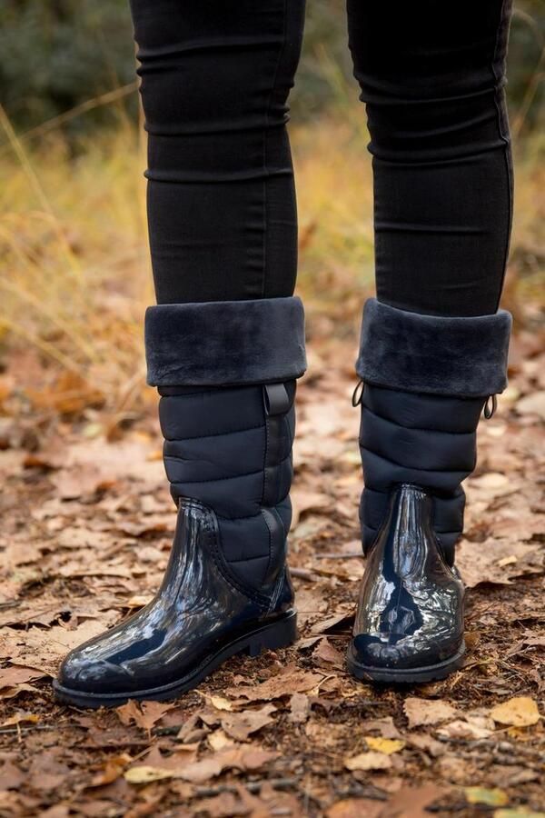 XQ shoes Xq Footwear Regenlaarzen Dames Rubber eva Navy - Foto 3