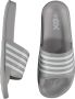XQ Footwear XQ Slippers Dames Stripes Grijs Badslippers dames Gevormd voetbed - Thumbnail 3