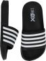 XQ Footwear Slippers Kinderen Unisex Teens Zwart Wit Slippers Slippers Badslippers kinderen - Thumbnail 2