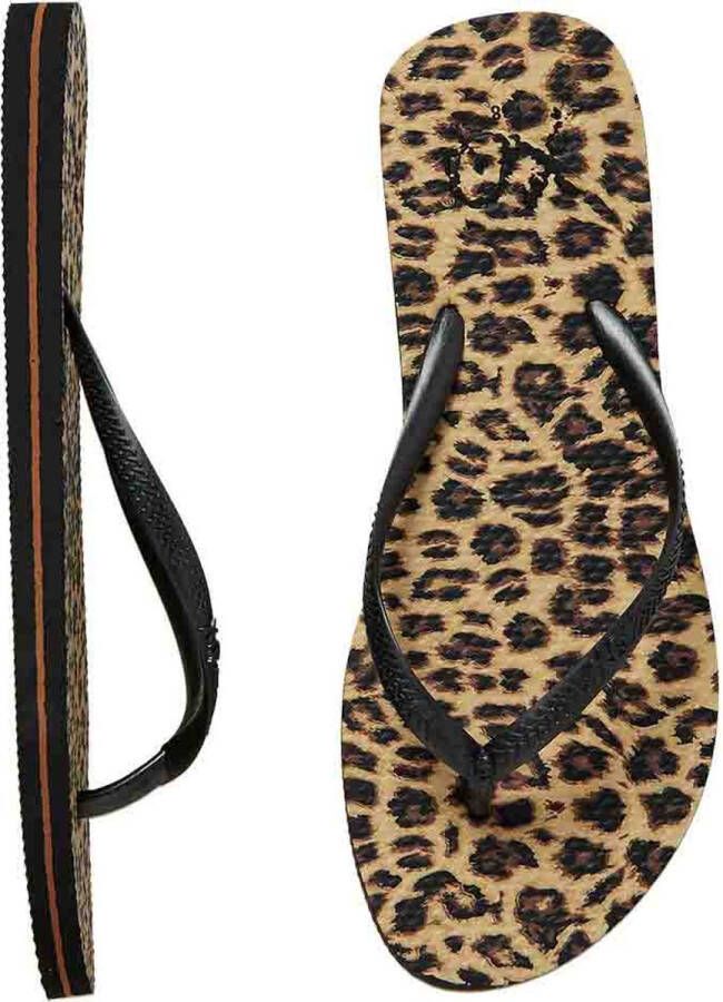 XQ Teenslippers Dames Panter Print