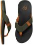 XQ Teenslippers Heren Comfortable Cushion Sole Zwart Groen - Thumbnail 1