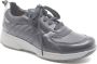 Xsenisble Xsensible Arona black silver 30217.3 050 HX damesschoenen xsensible Zwarte sneakers dames Xsensible Veterschoenen dames uitneembaar voetbed - Thumbnail 1
