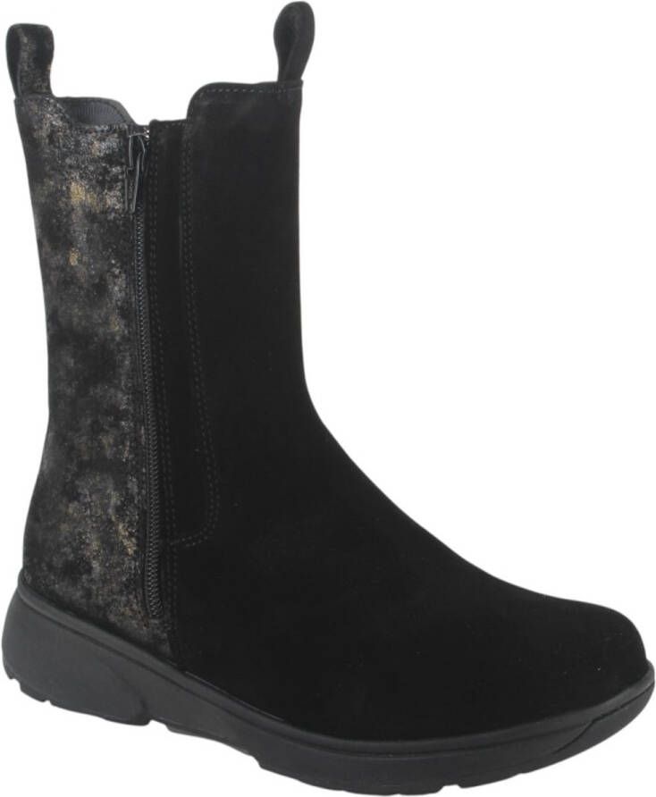 Xsensible 30220.5.006-H dames enkellaarzen sportief zwart