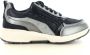 XSENSIBLE Lage Sneakers Dames Valletta Maat: 42 Materiaal: Leer Kleur: Zilverkleurig - Thumbnail 1