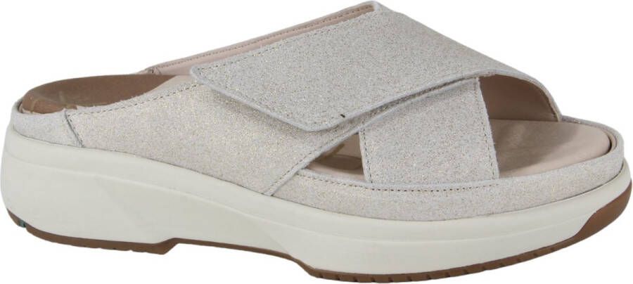 Xsensible 30703.5.693-G H dames slippers metallic