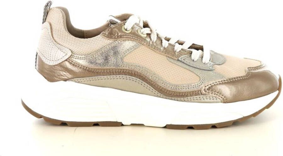 XSENSIBLE Lage Sneakers Dames Milau Maat: 37 Materiaal: Leer Kleur: Taupe
