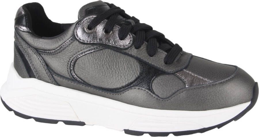 XSENSIBLE Lage Sneakers Dames Combi Met G Sneaker Maat: 37 Materiaal: Leer Kleur: Zilver