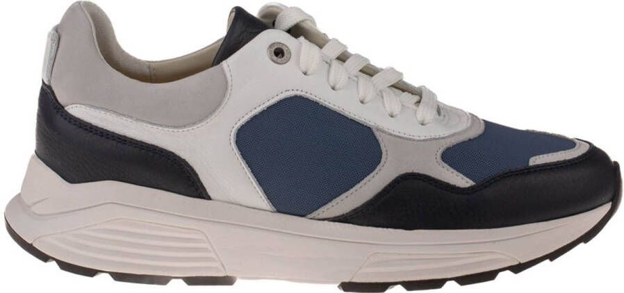XSENSIBLE Lage Sneakers Dames Rialto Maat: 43 Materiaal: Leer Kleur: Blauw