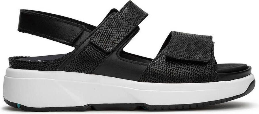 Xsensible 30700.5.009-G H dames sandalen sportief zwart