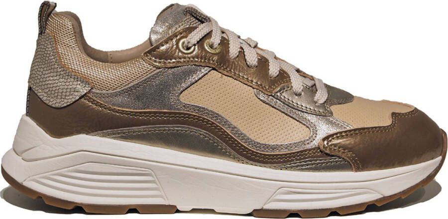 XSENSIBLE Lage Sneakers Dames Milau Maat: 41 Materiaal: Leer Kleur: Taupe