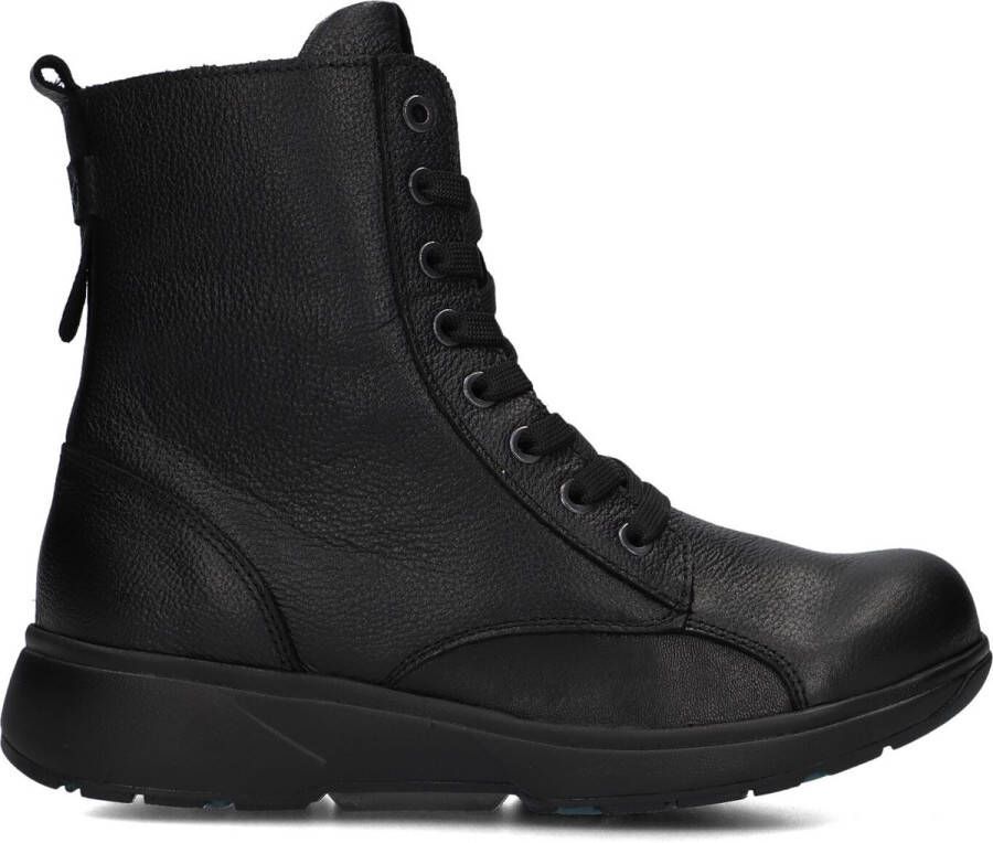 XSENSIBLE Hoge Sneakers Dames Asti Maat: 40 Materiaal: Leer Kleur: Zwart