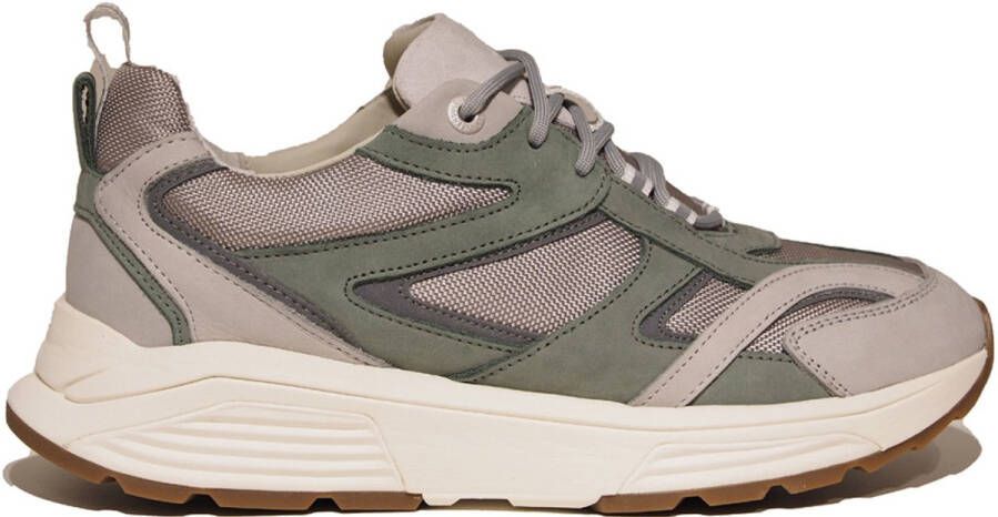 XSENSIBLE Lage Sneakers Heren Brooklyn Men Maat: 43 Materiaal: Nubuck Kleur: Grijs