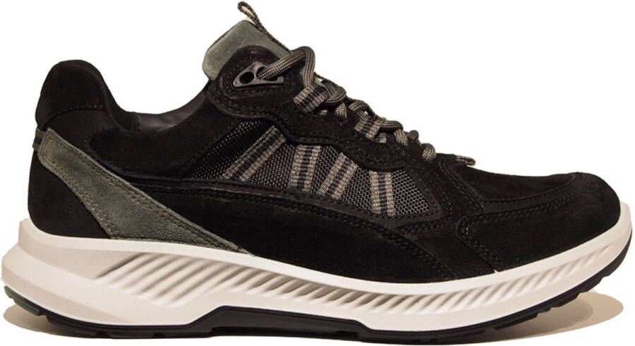 XSENSIBLE Lage Sneakers Heren Colorado Men Maat: 47 Materiaal: Suède Kleur: Zwart