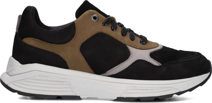 XSENSIBLE Lage Sneakers Combi H Sneaker Maat: 42 Materiaal: Nubuck Kleur: Zwart