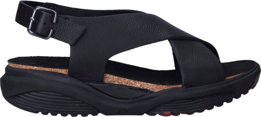 Xsensible Corfu Stretchwalker Sandalen Dames Zwart