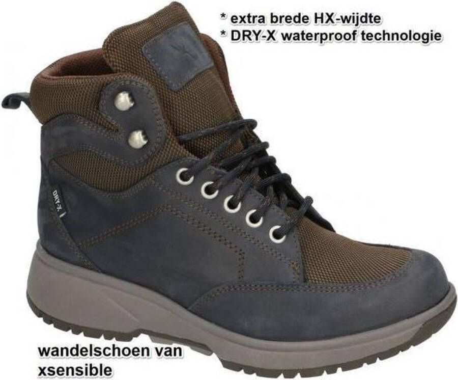 Xsensible -Dames blauw donker wandel trekking