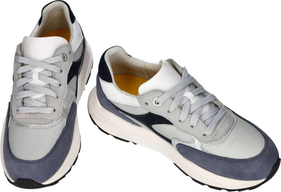 Xsensible Stretchwalker Sneaker Ponte Vecchio 33002.5.255 G Denim Blauw Combi