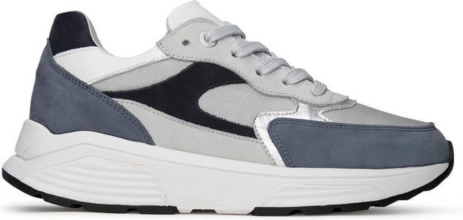 Xsensible Stretchwalker Sneaker Ponte Vecchio 33002.5.255 G Denim Blauw Combi