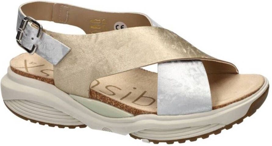 XSENSIBLE Sandalen Dames Corfu Maat: 37 Materiaal: Leer Kleur: Beige