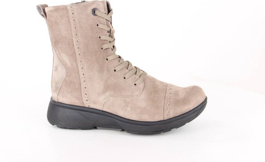 Xsensible 30213.2 Aosta Taupe Suede H-Wijdte Veter boots