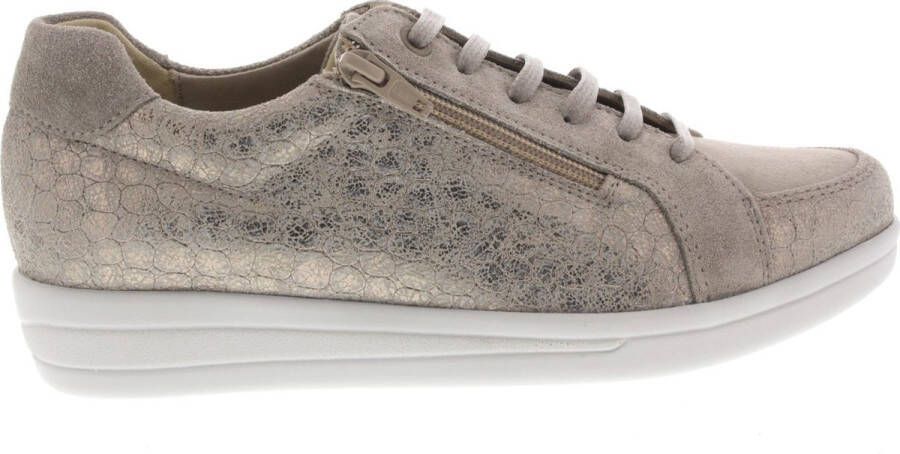 Xsensible Dames Veterschoenen Alia Taupe Metallic ½