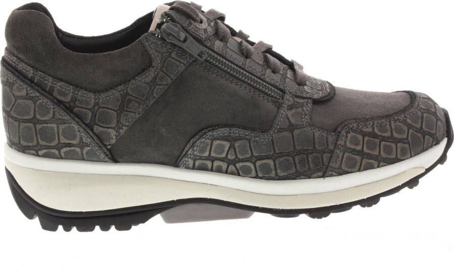 Xsensible sneakers Corby 30110.2.872 carbon athos leer combi Bruin Dames