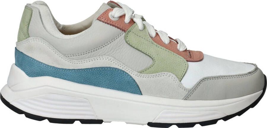 XSENSIBLE Lage Sneakers Dames Golden Gate Lady Maat: 40 Materiaal: Suède Kleur: Wit
