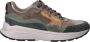 XSENSIBLE Lage Sneakers Dames Combi G Sneaker Maat: 37 Materiaal: Suède Kleur: Groen - Thumbnail 1